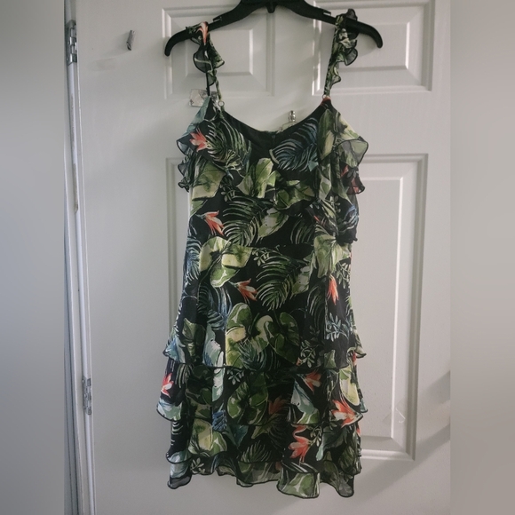 Sanctuary Leafy Green Mini Dress - Picture 3 of 7